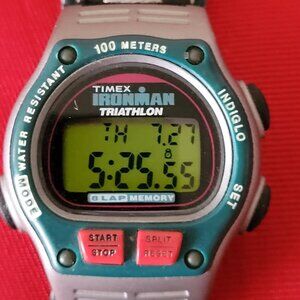 VINTAGE 1980'S, LADIES TIMEX,  IRONMAN TRIATHLON SPORTS WATCH!!!